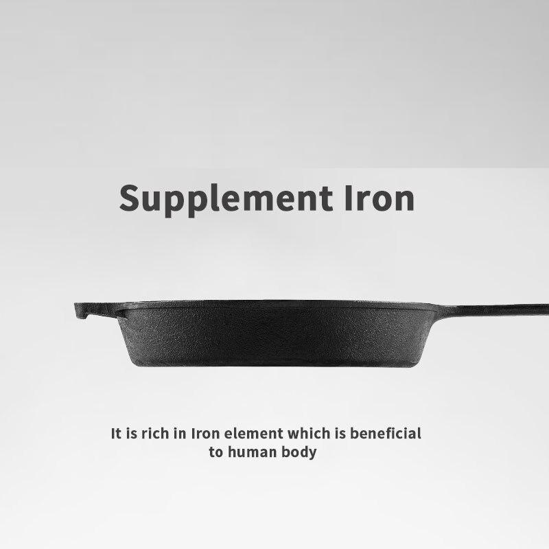 Naturehike Cast Iron Frying Pan Cast Iron Outdoor Picnic Picnic Nonstick Barbecue Pan Pancake Pan Making Pizza Outdoor Camping Naturehike Cast Iron Frying Pan Cast Iron Outdoor Picnic Picnic Nonstick Barbecue Pan Pancake Pan Making Pizza Outdoor Camping