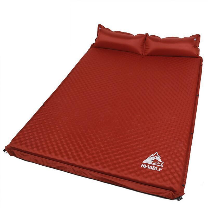 Hewolf Sleeping Self-inflating Mat Inflatable Pad Air Mattress Foam Damp-proof Double Mattress In The Tent For Camping Pad Hewolf Sleeping Self-inflating Mat Inflatable Pad Air Mattress Foam Damp-proof Double Mattress In The Tent For Camping Pad