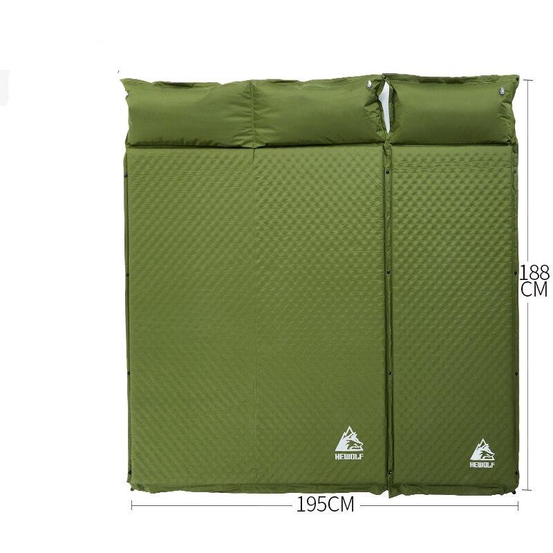 Hewolf Sleeping Self-inflating Mat Inflatable Pad Air Mattress Foam Damp-proof Double Mattress In The Tent For Camping Pad Hewolf Sleeping Self-inflating Mat Inflatable Pad Air Mattress Foam Damp-proof Double Mattress In The Tent For Camping Pad
