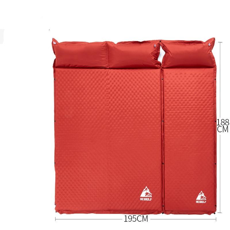 Hewolf Sleeping Self-inflating Mat Inflatable Pad Air Mattress Foam Damp-proof Double Mattress In The Tent For Camping Pad Hewolf Sleeping Self-inflating Mat Inflatable Pad Air Mattress Foam Damp-proof Double Mattress In The Tent For Camping Pad